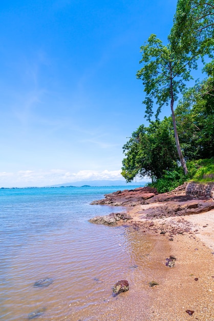 A Costa Rosa ou Lan Him Chomphu em Chanthaburi na Tailândia