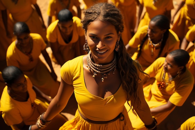 A cultura hindu é mostrada em danças tradicionais