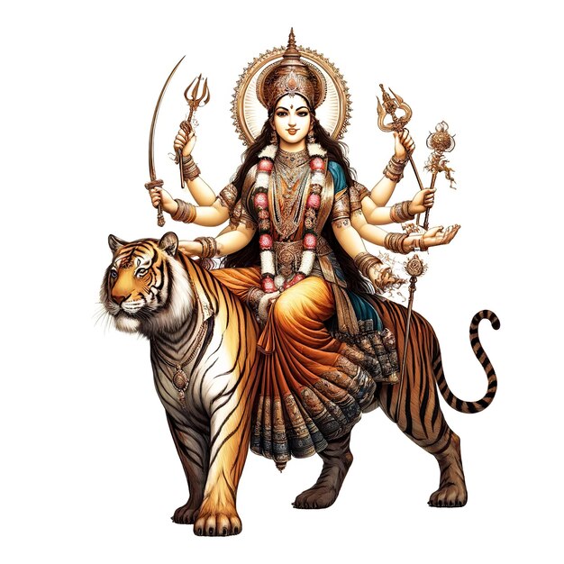 A deusa Durga Jai Mata Di Durga mata Navratri