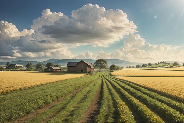 Foto a elegância agrícola de fantasia matsuda