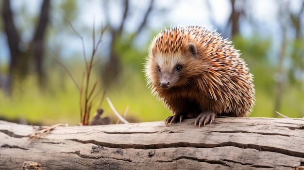 A engenhosa equidna australiana conquista árvores para se esconder de formigas na Tasmânia