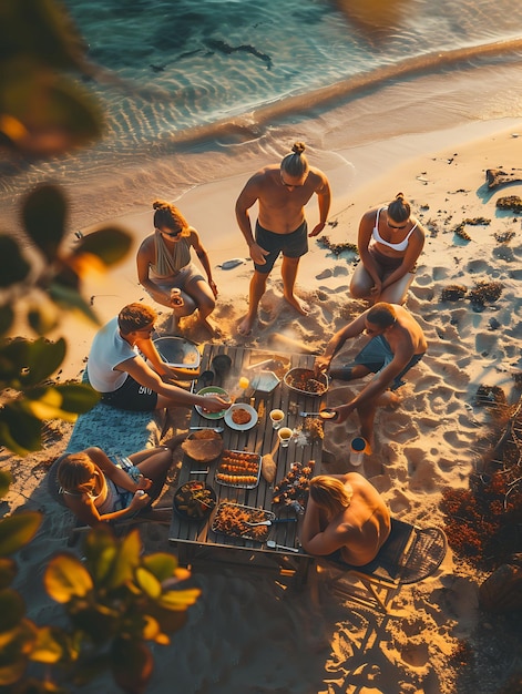 A essência das atividades comunitárias de vizinhança Celebrações de feriados e fotos cativantes