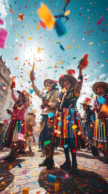 A essência das atividades comunitárias de vizinhança Celebrações de feriados e fotos cativantes