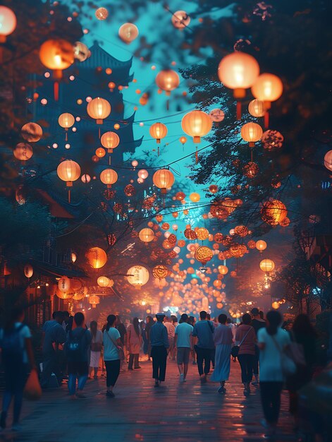 A essência das atividades comunitárias de vizinhança Celebrações de feriados e fotos cativantes