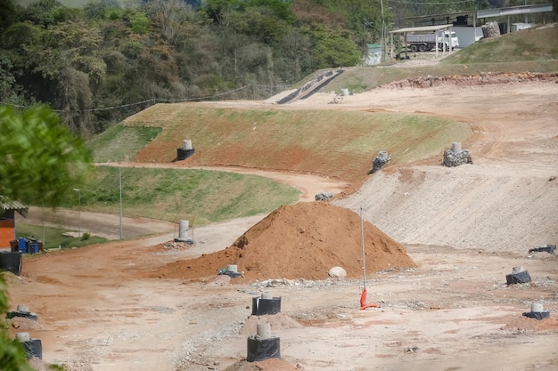 A estação de tratamento de resíduos é um centro de recepção de resíduos