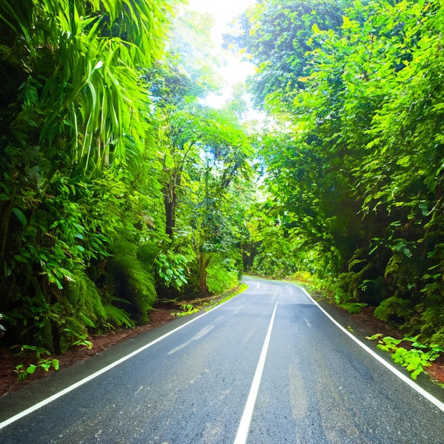 A estrada na selva