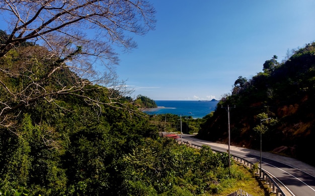 A estrada para a praia