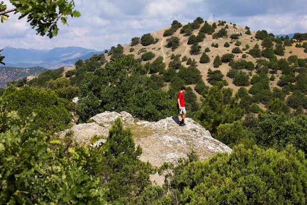 A estrada pelas montanhas