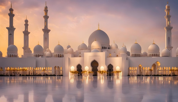A estrutura mogol é a maior mesquita do mundo.