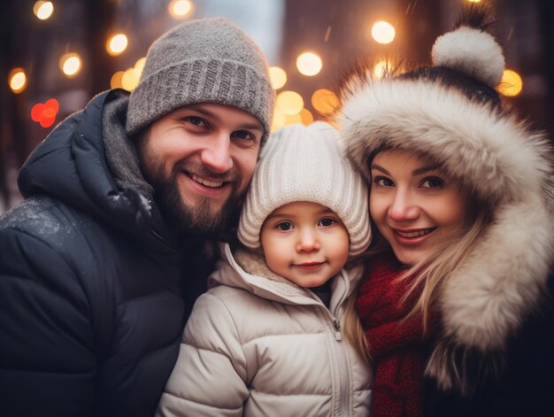 A família gosta de celebrar a véspera de Natal juntos