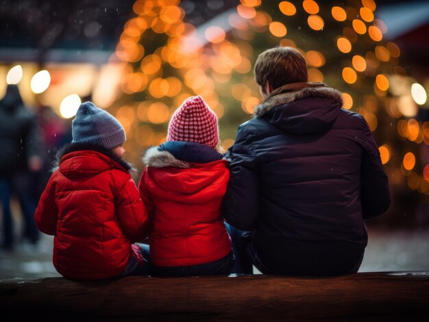 A família gosta de celebrar a véspera de Natal juntos