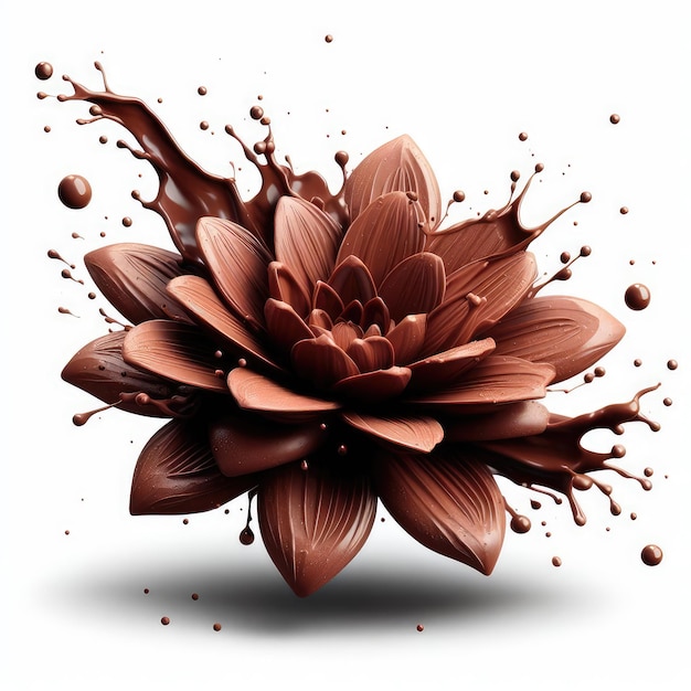 A fantasia floral do chocolatier