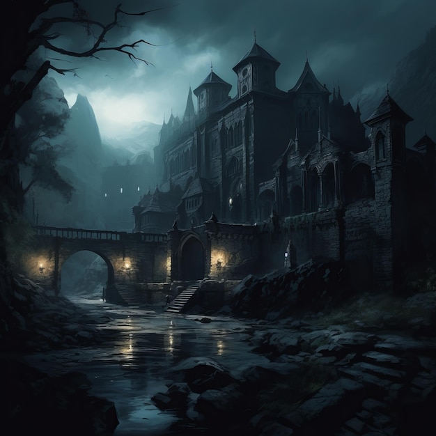 A Fantasia Gótica Escura do Castelo Barovia Desvelando a Maldição do Ambiente Enigmático de Strahd