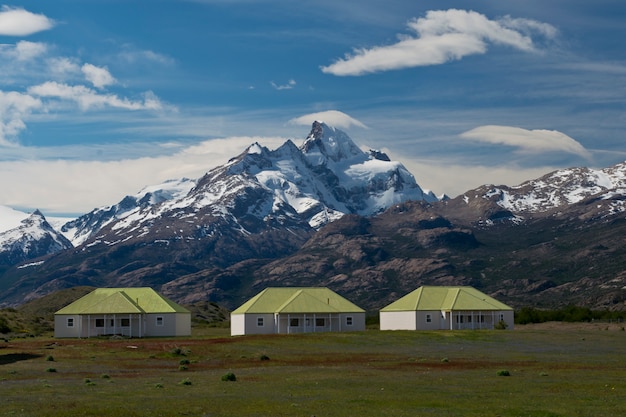 A fazenda da Estancia Cristina no Parque Nacional Los Glaciares