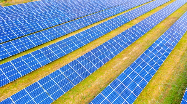 A fazenda solar uma foto aérea