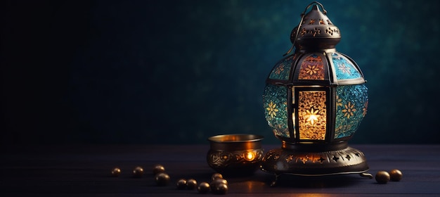 A festa muçulmana do mês sagrado do Ramadã Kareem Fundo bonito