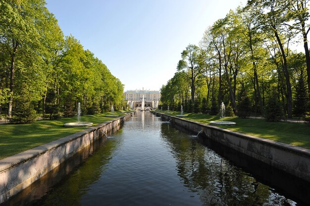 A fonte de peterhof