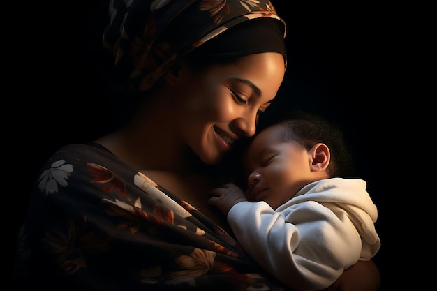 A força e a diversidade da maternidade: uma foto cativante
