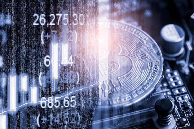A forma moderna de troca Bitcoin é um pagamento conveniente no mercado da economia global