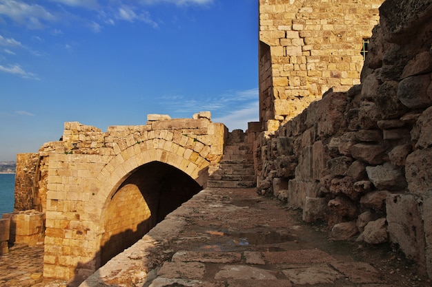 A fortaleza em sidon (sayda), líbano