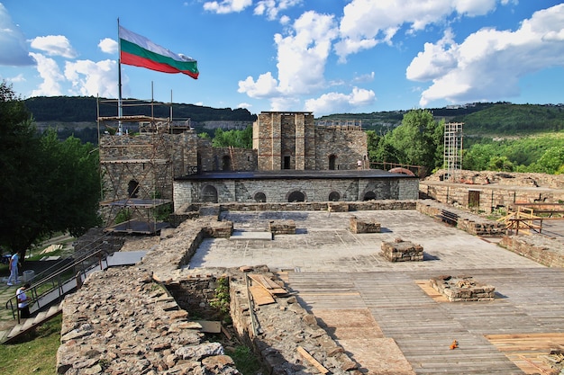 A fortaleza em Veliko Tarnovo na Bulgária