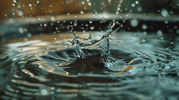 A fotografia de gotas de água é uma maneira fascinante de capturar a beleza da água em movimento