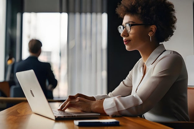 Foto a gestão de escritórios e a vida corporativa dependem da tecnologia informática.