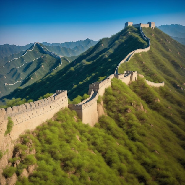 Foto a grande muralha da china