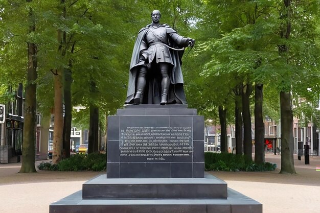 Foto a haia 1 de julho de 2019 monumento a guilherme i de orange