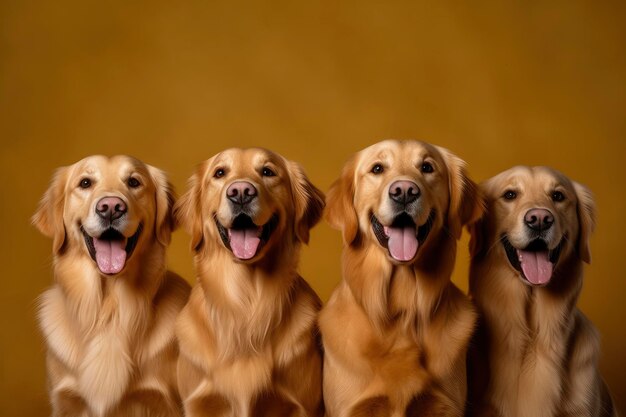 A IA generativa do cachorro Golden Retriever