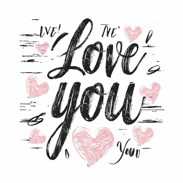 A Ich liebe dich Schrift