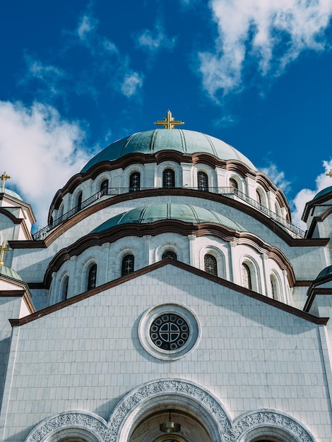 A igreja de Santa Sava Catedral ou hram svetog salvar Belgrado Sérvia