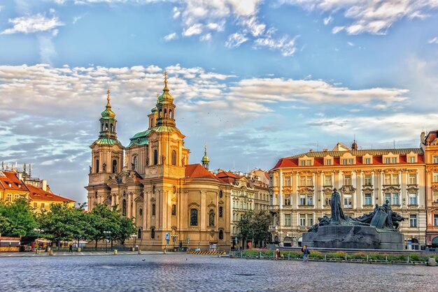 A Igreja de São Nicolau na Cidade Velha de Praga