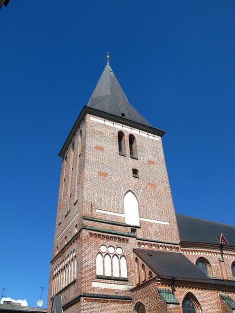 A igreja em Tartu Estônia