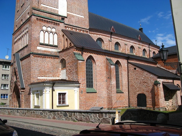 A igreja em tartu estônia