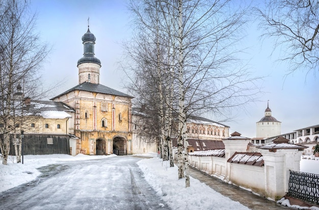 A Igreja Gate de John Climacus no Mosteiro KirilloBelozersky