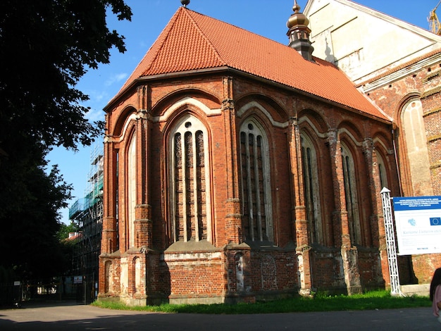 A igreja na cidade de Kaunas Lituânia