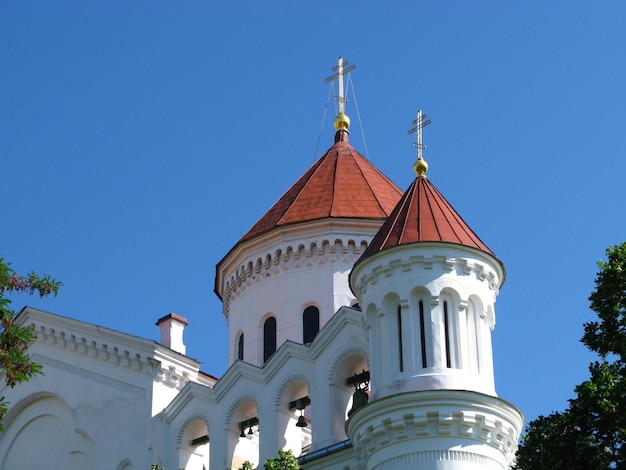 A igreja na cidade de Vilnius, Lituânia