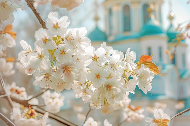 A Igreja Ortodoxa para o feriado da Páscoa na primavera