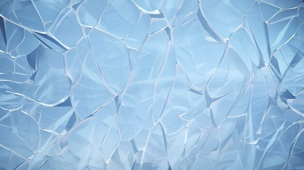 A ilustração realista da textura do gelo gera ai