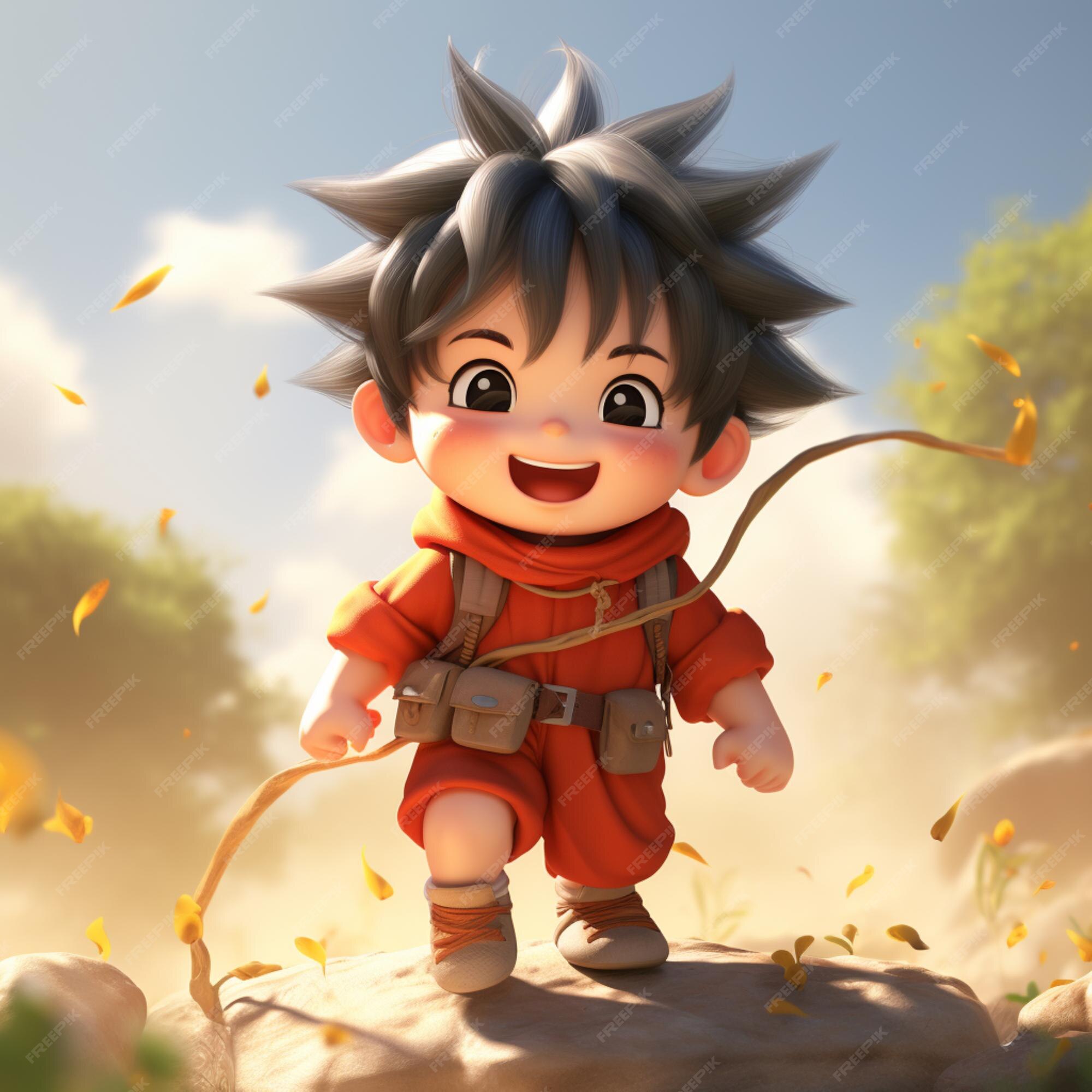 FACIL DE DESENHAR, COMO DESENHAR KID GOKU