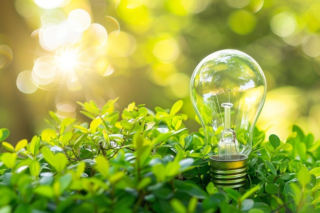 A inovação verde brilha com a lâmpada