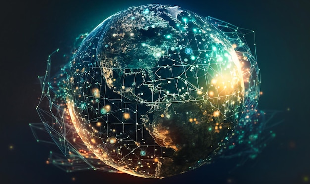 A integração de blockchain de comunicação e criptomoeda suporta uma rede global de negócios na Internet sem interrupções