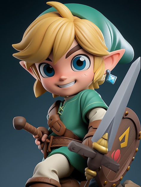 Estatua Link Zelda