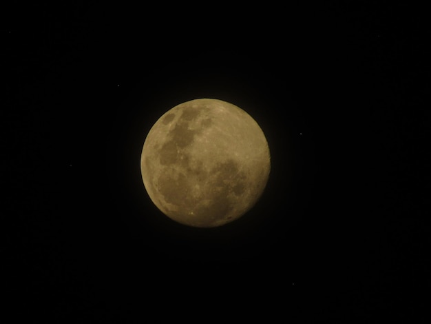 Foto a lua é de cor amarela.