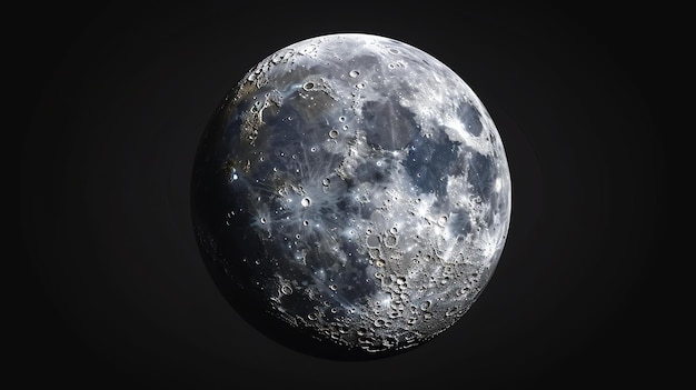 Foto a lua é um belo e misterioso corpo celeste que tem capturado a imaginação dos humanos por séculos