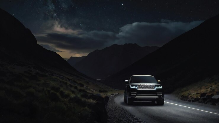 _A_luxurious_Rangerover_SV_Autobiografía_en_estrellante