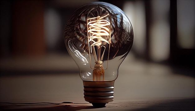 A luz decorativa está na tecnologia Generative AI