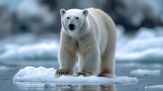 A Majestade do Ártico Desvelando o Mundo Encantador do Urso Branco