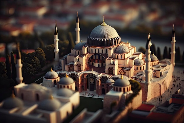 A majestosa Hagia Sophia em Istambul, Turquia